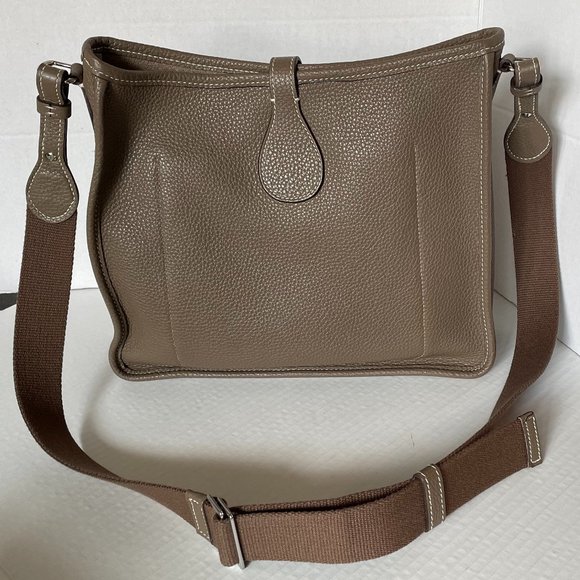 Just Campagne Eugienie cross body bag etoupe - Picture 2 of 13